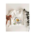 Bee Honey Uzun Kol Çıtçıtlı Organik Bebek Body 372-LMN, 3 Yaş