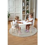 Bee Smart Montessori Çocuk Masası-ahşap Oyun Masası-aktivite Masası-çalışma Masası-etkinlik Masası 2 Sandalye