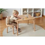 Bee Smart Safir Meşe Çocuk Masa ve 1 Sandalye Set