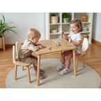 Bee Smart Safir Meşe Çocuk Masa ve 2 Sandalye Set