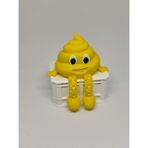 Bee3D Bee 3D Hareketli Emoji Dekoratif figür, masa süsü, hediyelik obje, 3D baskı oyuncak,Kaka emoji - SORUNUZ