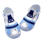 Beebron Ortopedik Erkek Bebek ve Çocuk Sandaleti Hummer Serisi Hmr2408 Mavi Beyaz Lacivert 23
