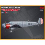 Beechcraft At 11 Kansan Pm Model Demonte Plastik Uçak Maket Kiti