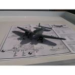 Beechcraft C-45 Expeditor Pm Model Eğitim Uçağı Demonte Plastik Maketi