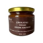 Beechocolate Rafine Şekersiz El Yapımı Çikolatalı Vegan Fındık Kreması 300 gr