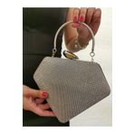 BEEGİ CONCEPT KADIN BİG PLATİN ABİYE CLUTCH GECE ZİNCİRLİ DÜĞÜN ÇANTASI