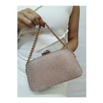 BEEGİ CONCEPT KADIN BİG TAŞLI PUDRA ABİYE CLUTCH GECE ZİNCİRLİ DÜĞÜN ÇANTASI