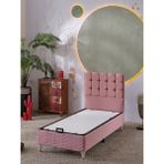 Beehanem Bengü 2 Li Set Tek Kişilik (Baza+Başlık)(Yataksız) 90 x 190 cm - Pembe - 90 x 190 cm