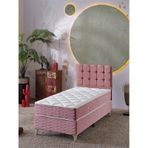 Beehanem Bengü 90x190 Tek Kişilik Baza Başlik Yatak 3 Lü Set Babyface Pembe Pembe 90 X 190