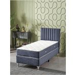 Beehanem Ezgi 90X190 Tek Kişilik (Baza+Başlık+Yatak) 3 Lü Set (Babyface İndigo)