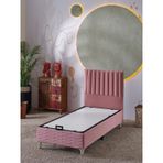 beehanem Ezgi Tek Kişilik 2Li Set (Baza+Başlık)(Yatak HARİÇ!!!)-pembe-207