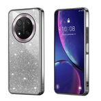 BEEJTUNY Honor Magic7 Lite/Magic 7 Lite /X9C için cep telefonu kılıfı, parlak çıkartmalı, yumuşak ve güzel kılıf, şeffaf tampon koruyucu kılıf, şık darbeye dayanıklı kılıf. Siyah