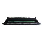 Beek 25 port CAT 3 ISDN Patch Panel, zırhsız, 8P4C, LSA, 1U, kabinete monte edilebilirBeek CAT 3 ISDN Patch Panel, unshielded, 25-port RJ45, 8P4C, LSA, 1U, rack mount