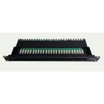 Beek 50 port CAT 3 ISDN Patch Panel, zırhsız, 8P4C, LSA, 1U, kabinete monte edilebilirBeek CAT 3 ISDN Patch Panel, unshielded, 50-port RJ45, 8P4C, LSA, 1U, rack mount