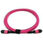 Beek BC-FO-5MPMPB-10/4-FF 10 Mt MPO to MPO Dişi-Dişi B Croos 12 core OM4 Fiber Patch Cord Kablo