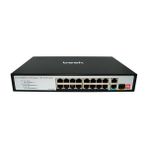 Beek BN-FS-1163P2G1S 16 Port 10-100 Mbps Poe+ 2 Port Lan 1 Port SFP 200 W Poe Switch