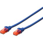 Beek Cat. 6 Patch Kablo, U/utp, 0,5 Metre, Awg 26, Mavi Renk, Lszh