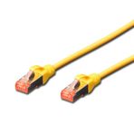 Beek Cat 6 Sftp/pımf (pairs In Metal Foil) Patch Kablosu, 1 Metre, Lszh, Awg 26, Sarı Renk