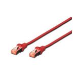 Beek Cat 6 Sftp/pımf (pairs In Metal Foil) Patch Kablosu, 3 Metre, Lszh, Awg 26, Kırmızı Renk
