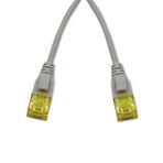 Beek CAT.6A İnce Tip Patch Kablo, U/UTP, 15 metre, AWG 28, Gri Renk, LSZH CAT.6A Slim