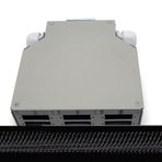 Beek DIN-Ray için Sonlandırma Kutusu, 6 x SC/Duplex Coupler için (Fiber coupler ve pigtail haricen t
