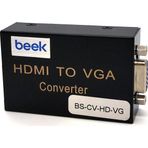 Beek HDMI Sinyalini <-> VGA Görüntü ve Ses Sinyaline Çevirici, 1 x HDMI 1.3 giriş (UXGA ve 10