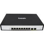 Beek L2 Yönetilebilir PoE Switch 8 x 10/100/1000Mbps IEEE802.3af/at PoE+ port (Port başına 30.8 watt) (PoE Güç Bütçesi m