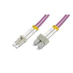 Beek Lc-Sc Fiber Optik Patch Kablo Multimode Om 4 50/125 Duplex 3.0mm Lszh 20 Metre