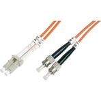 Beek LC-ST Fiber Optik Patch Kablo, Multimode OM 2 50/125 Duplex, 3.0mm, LSZH, 1 metre