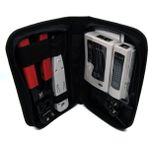 Beek Network Tool Set Includes:- 1x Lsa Punch Down Tool- 1x Modular Crimping Tool 8P8C- 1x Wire Cutting And Stripping Tool- 1x Cable Tester RJ11/12/45