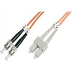 Beek ST-SC Fiber Optik Patch Kablo 5 m Multimode 3.0mm Duplex 50/125 Om2
