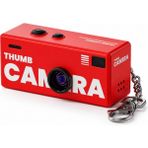 Beemen G6 Thumb Camera Mini Anahtarlık Kamera 1080P Hd Video Kayıtlı Retro Tasarım Taşınabilir Mini Dijital Kamera - Kırmızı