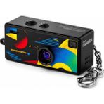 Beemen G6 Thumb Camera Mini Anahtarlık Kamera 1080P Hd Video Kayıtlı Retro Tasarım Taşınabilir Mini Dijital Kamera - Siyah