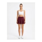 BEEMS Yüksek Bel Tenis Eteği - Şortlu Spor Etek - Koşu ve Fitness Skort