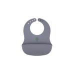Been Silicone Baby Bib - Silikon Mama Önlüğü, Gri