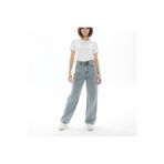 BEES JEANS Camelia Siver Ikon 90's Kar Mavi Yüksek Bel Palazzo Salaş Jean Pantolon