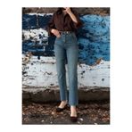 BEES JEANS Julia Vintage Kesik Paça Mom Fit Straight Jean