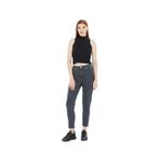 BEES JEANS Kadın Antrasit Yüksek Bel Yumuşak Dokunuşlu Rahat Kesim Mom Jeans Kot Pantolon ANTRASİT-36