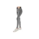 BEES JEANS Kadın Kar Yıkama Gri Yüksek Bel Dar Paça Skinny Likralı Kot Pantalon Kar Füme-42