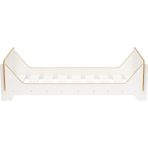 Bees Store Montessori Çocuk Karyolası 70X140, Beyaz Mdf, Alçak Tasarım Güvenli Yatak - 70 x 140 cm