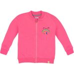 BEETLEBEEZ Kız Çocuk Bisiklet Yaka Fermuarlı Ceket / Sweatshirt - Pembe - 10 - 11 Yaş
