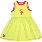 Beetlebeez Kız Çocuk Kolsuz Büzgülü Nakışlı Lime Elbise - 8 - 9 Yaş - Lime Yeşili