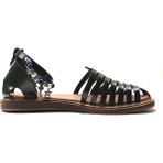 Beety 101-301 Taba Siyah Kadın Bodrum Sandalet