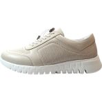 Beety 1185-E Hakiki Deri Lastikli Ortopedik Casual Kadın Spor Ayakkabı - 0019 Bej