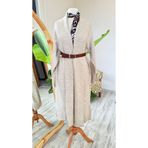 BeeYouStudio Triko Uzun Hırka/Ekru Ekru Standart