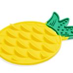 Beeztees 20x20 cm Sarı Ananas Şeklinde Silikon Yavru Köpek Yaş Mama Yeme Oyuncağı