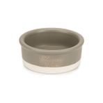 Beeztees DBL Mat Gri 12 cm 300 ml Seramik Kedi Mama Su Kabı