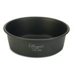 Beeztees DBL Mat Siyah 20 cm 1.9 lt Paslanmaz Çelik Köpek Mama Su Kabı