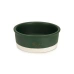 Beeztees DBL Mat Yeşil 20 cm 700 ml Seramik Köpek Mama Su Kabı