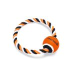 Beeztees Diş İpi Çember Üzerinde 20x20x6.3 cm 150 gr Tenis Topu Köpek Oyuncağı